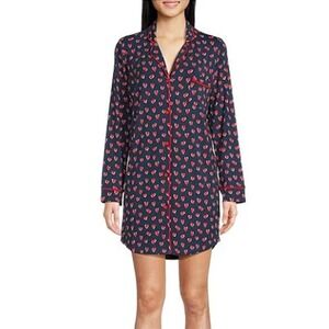 NWT PJ Salvage 3X Love You More Heart Aloe Infused Jersey Nightshirt 120021